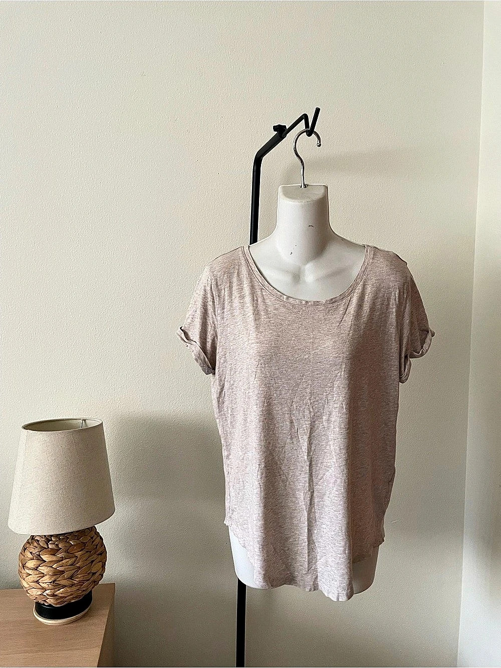 Short Sleeve Top in Pink Like New